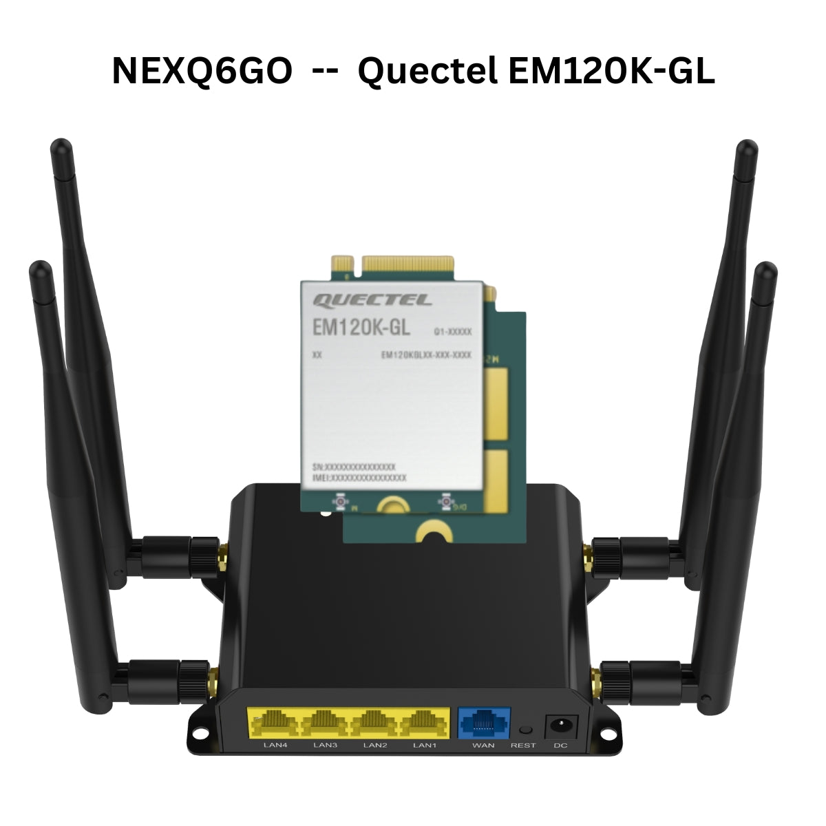NEXQ6GO Cellular Ready - 2.4GHz WiFi Router
