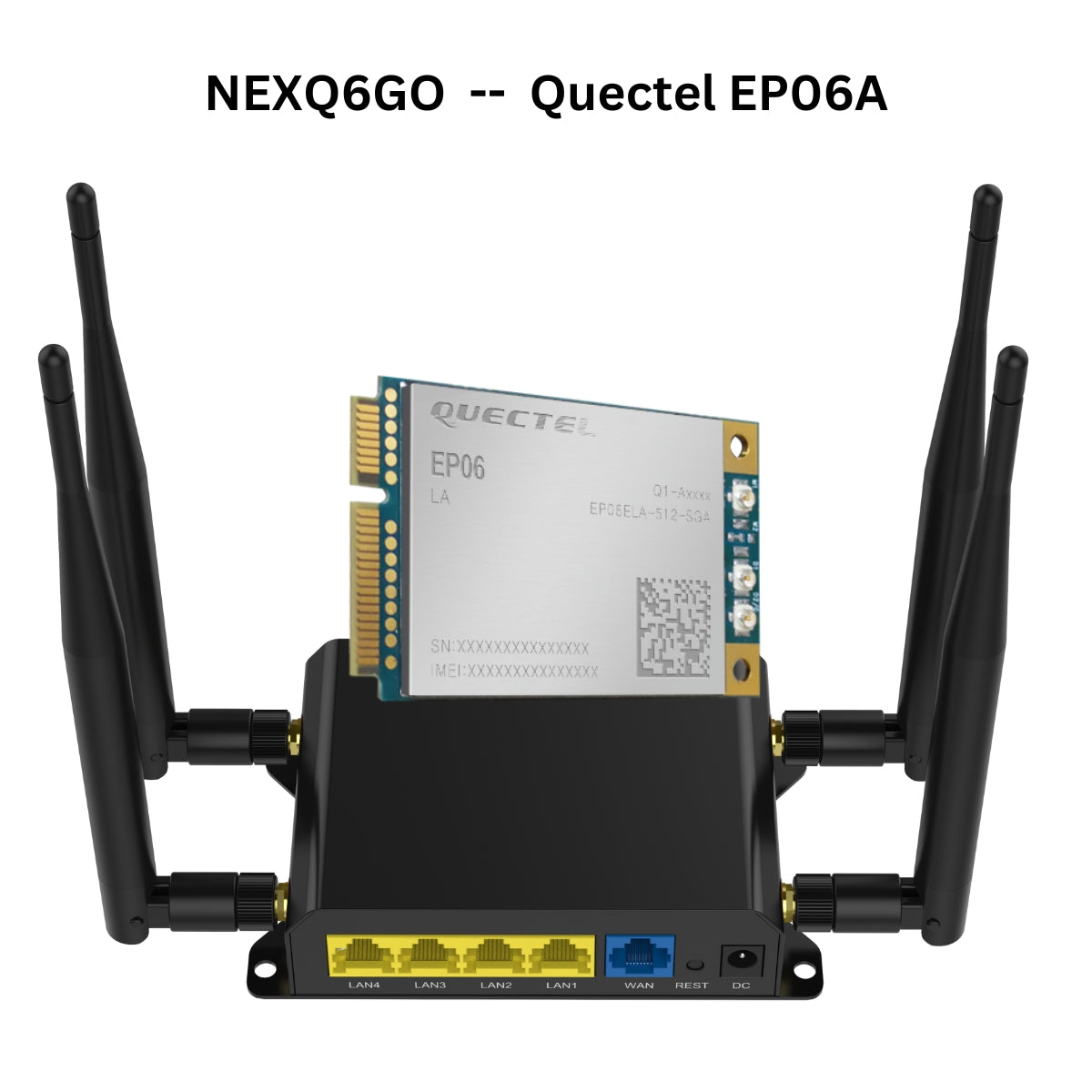 NEXQ6GO Cellular Ready - 2.4GHz WiFi Router