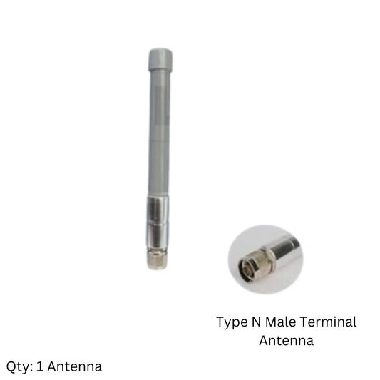 700-2700MHz Radome Tube 3dBi-4dBi 4G LTE Omni Antenna N Male