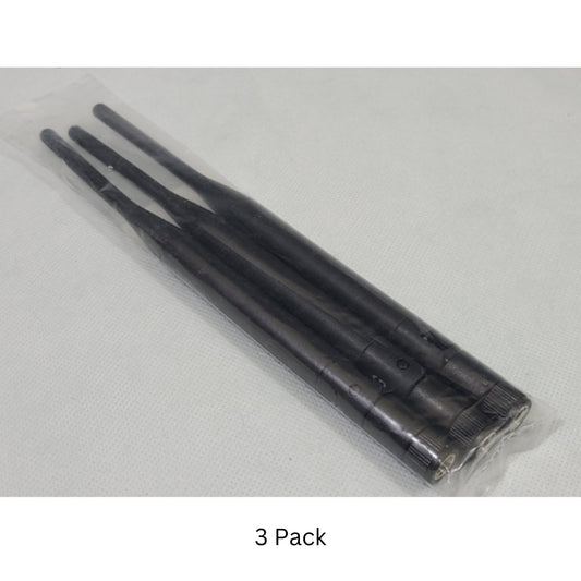 Dual Band WiFi Round 3dBi Omni Antennas RP-SMA Male (3 Pack)