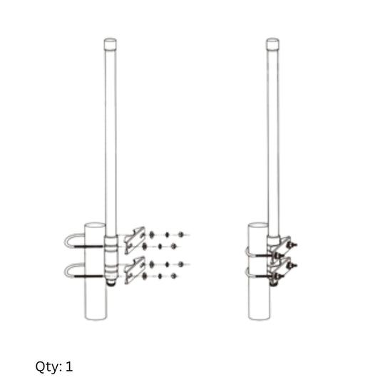 700-2700MHz 6dBi-8dBi 4G 5G Omni-Directional Antenna (Vertical) N Type