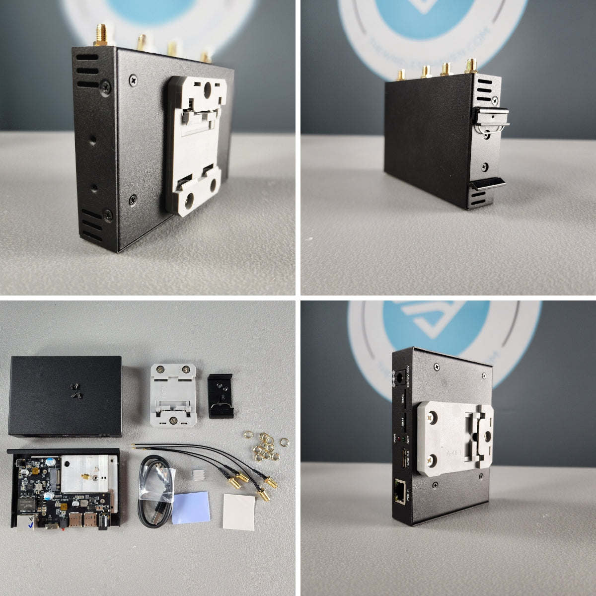 M.2 Key B 4G 5G Modem Adapter Enclosure | 2.5G Ethernet - RJ45 | USB3 | Dual Nano SIM | PoE Power Supported