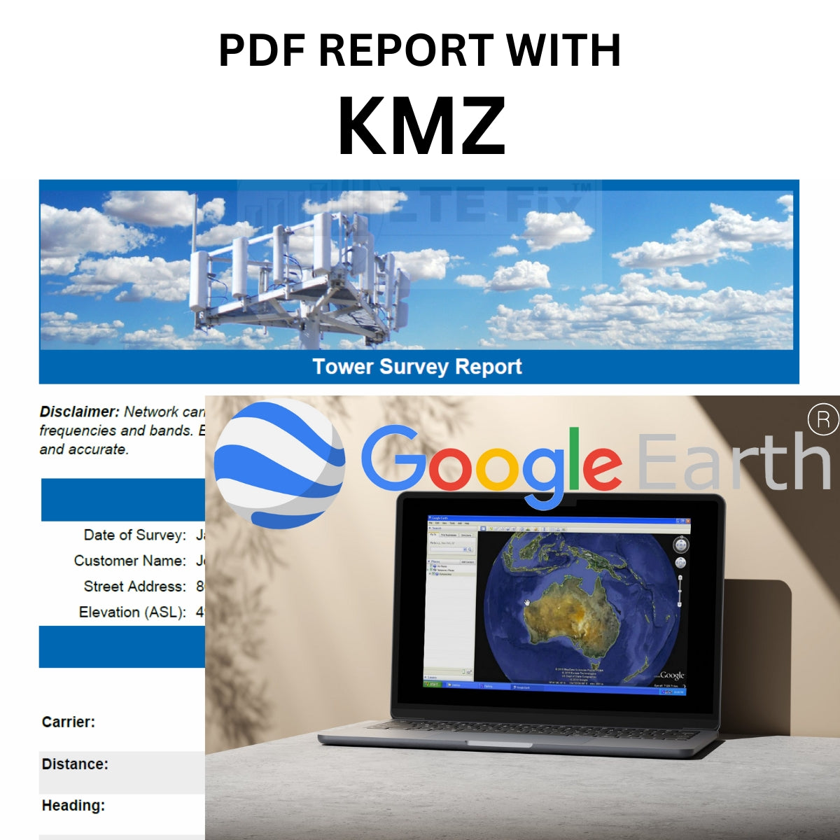 Cellular Tower Survey Reports
