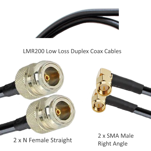 TWH200 Coax Antenna Cabling - High Quality - Low Loss - Duplex Cables