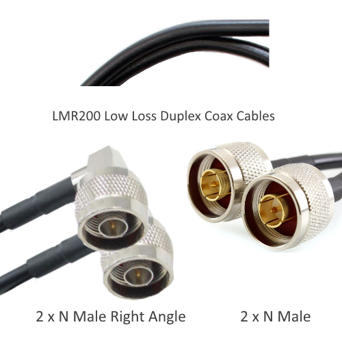TWH200 Coax Antenna Cabling - High Quality - Low Loss - Duplex Cables