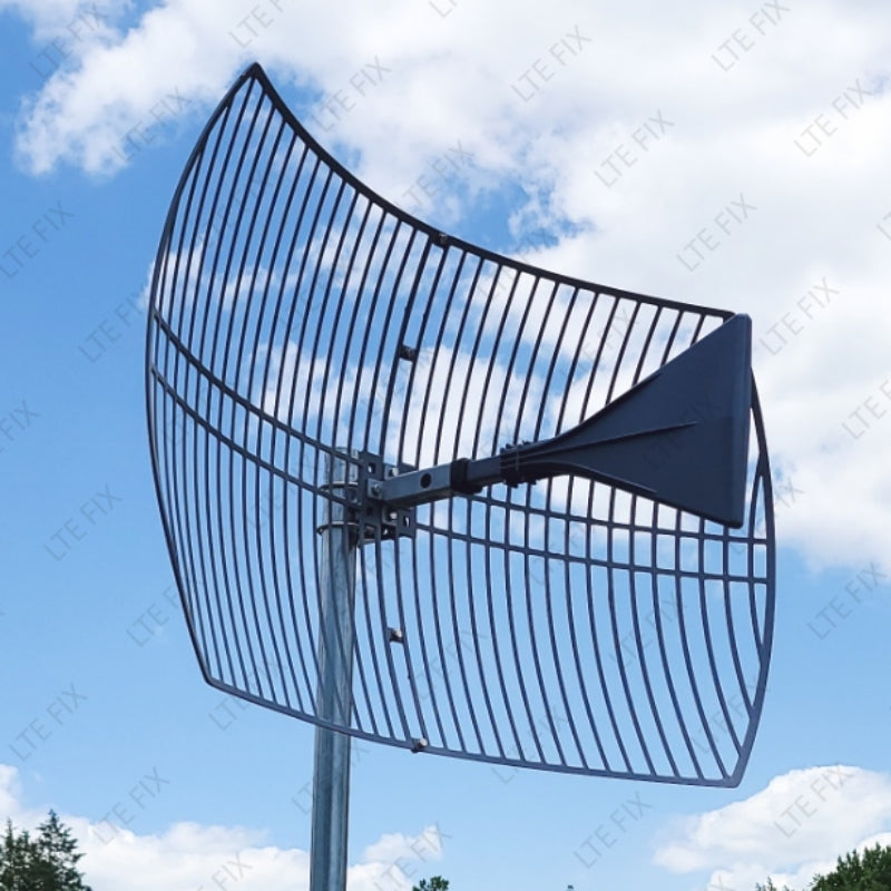 The Magnum Parabolic Grid Directional Antenna | 26dBi | Ultra Power | 600-6500MHz | 4G 5G and WiFi