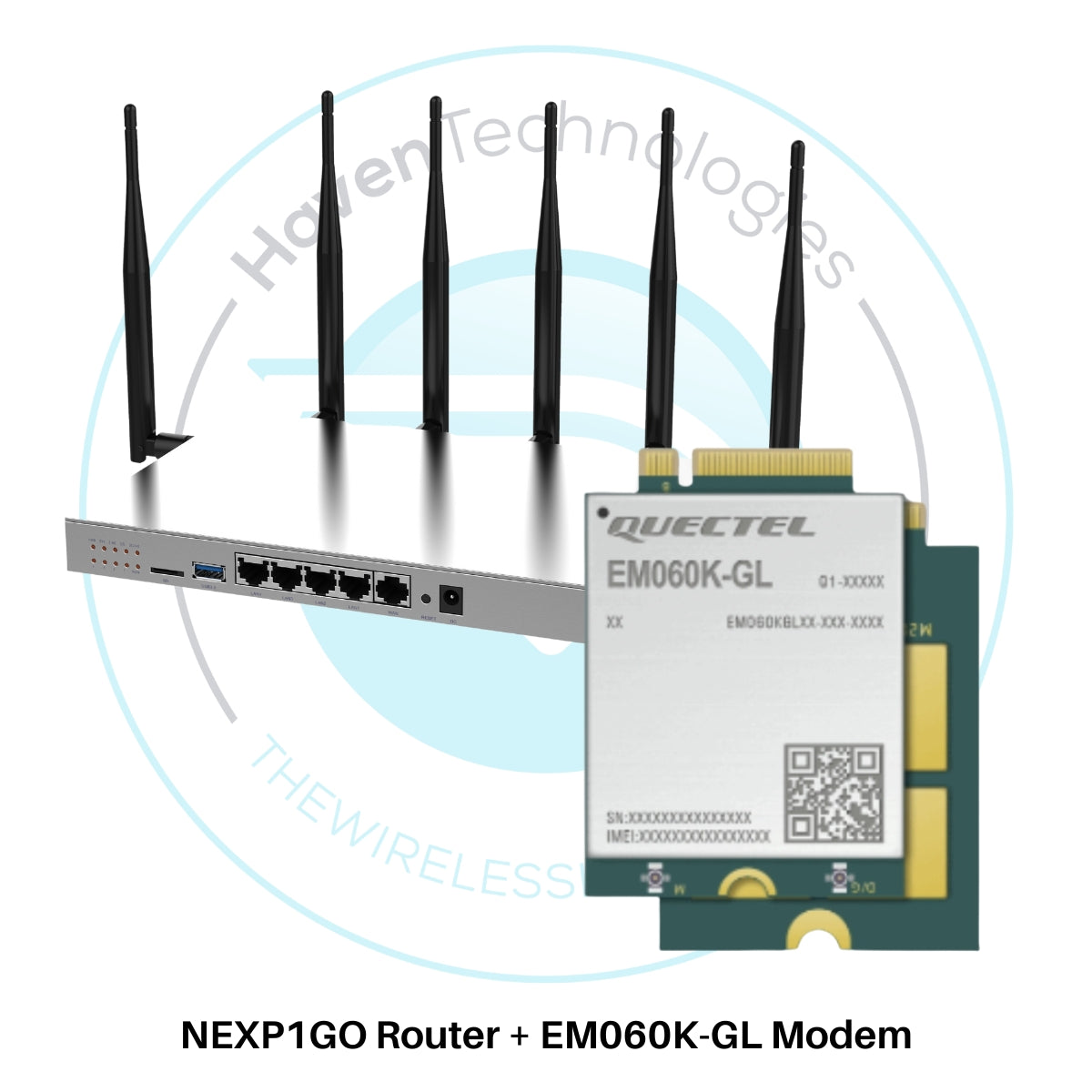 WiFiX NEXP1GO Router Modem Combo | 4G 5G Ready | options to 5G x72