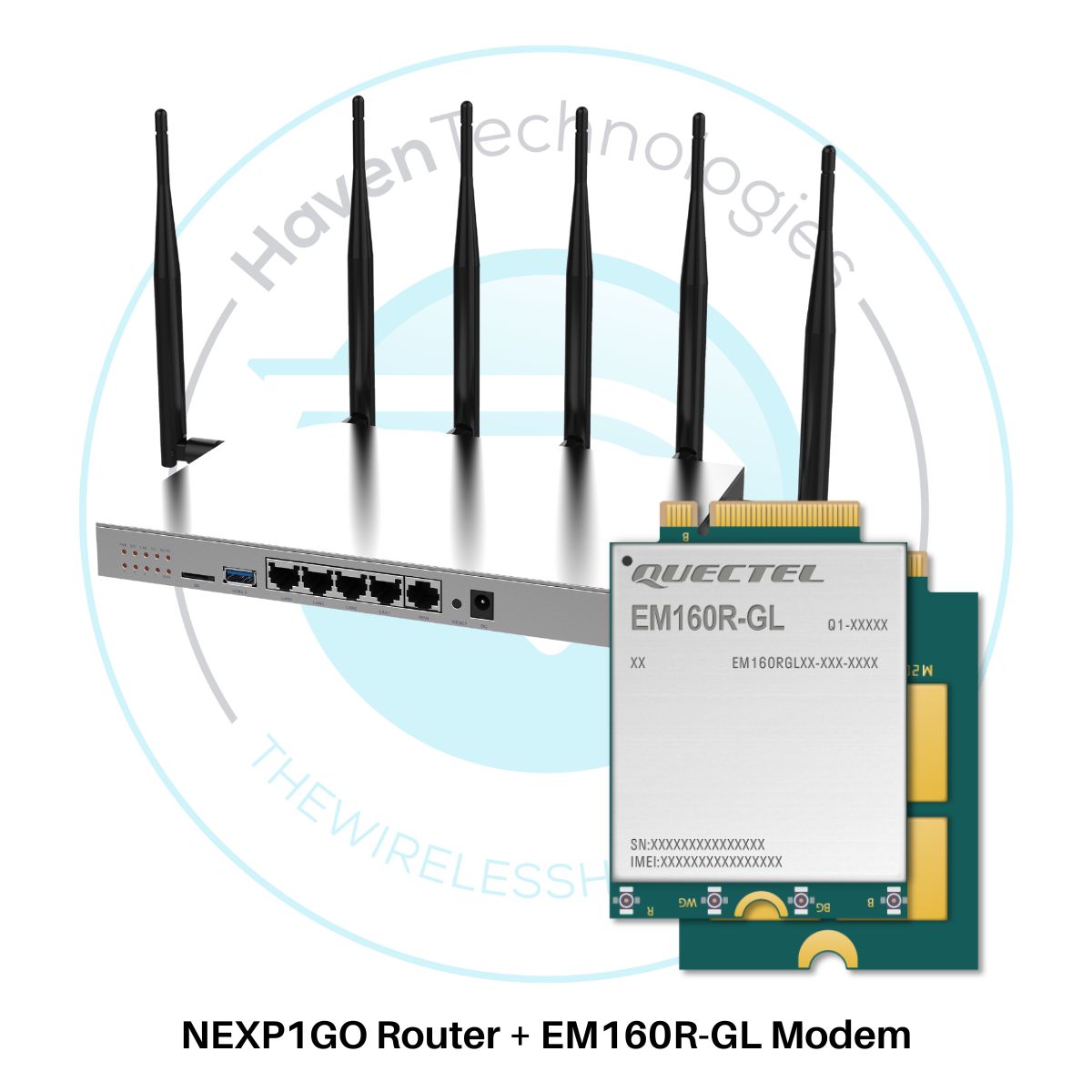 WiFiX NEXP1GO Router Modem Combo | 4G 5G Ready | options to 5G x72
