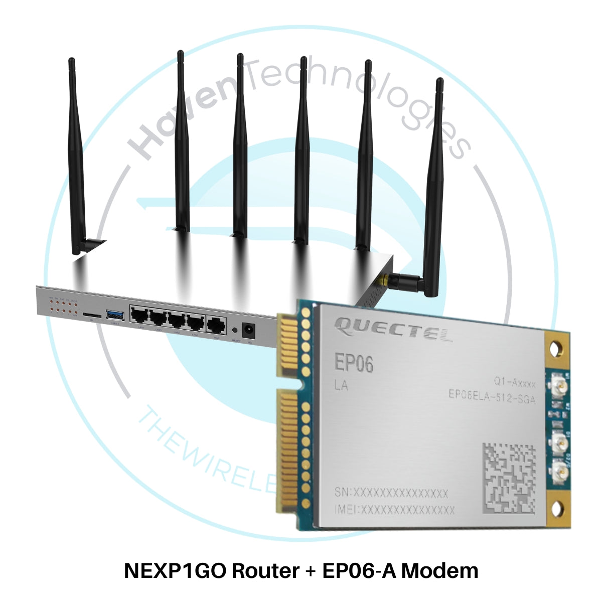 WiFiX NEXP1GO Router Modem Combo | 4G 5G Ready | options to 5G x72
