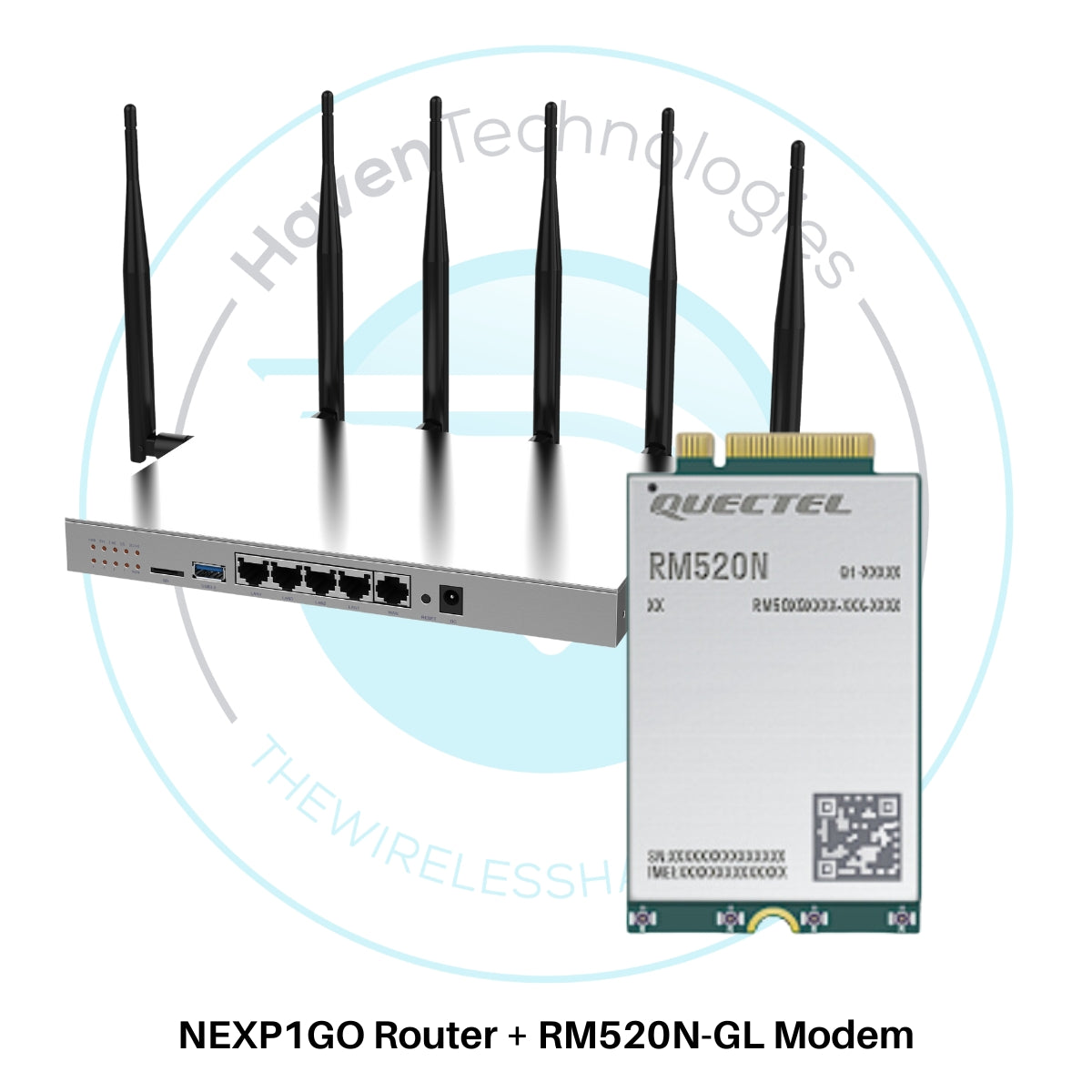 WiFiX NEXP1GO Router Modem Combo | 4G 5G Ready | options to 5G x72