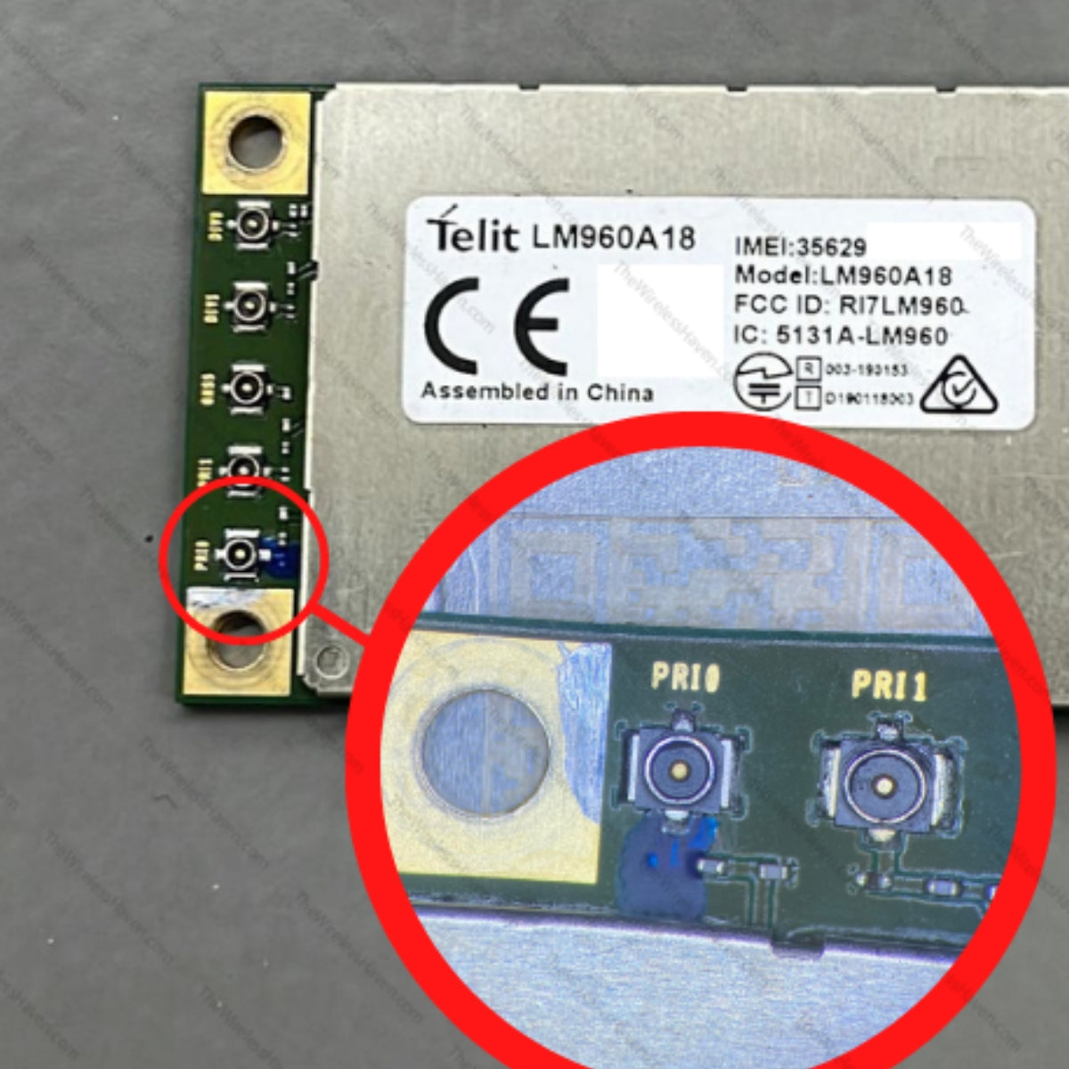 Modem Antenna Port Replacement Service - IPEX UFL MHF4