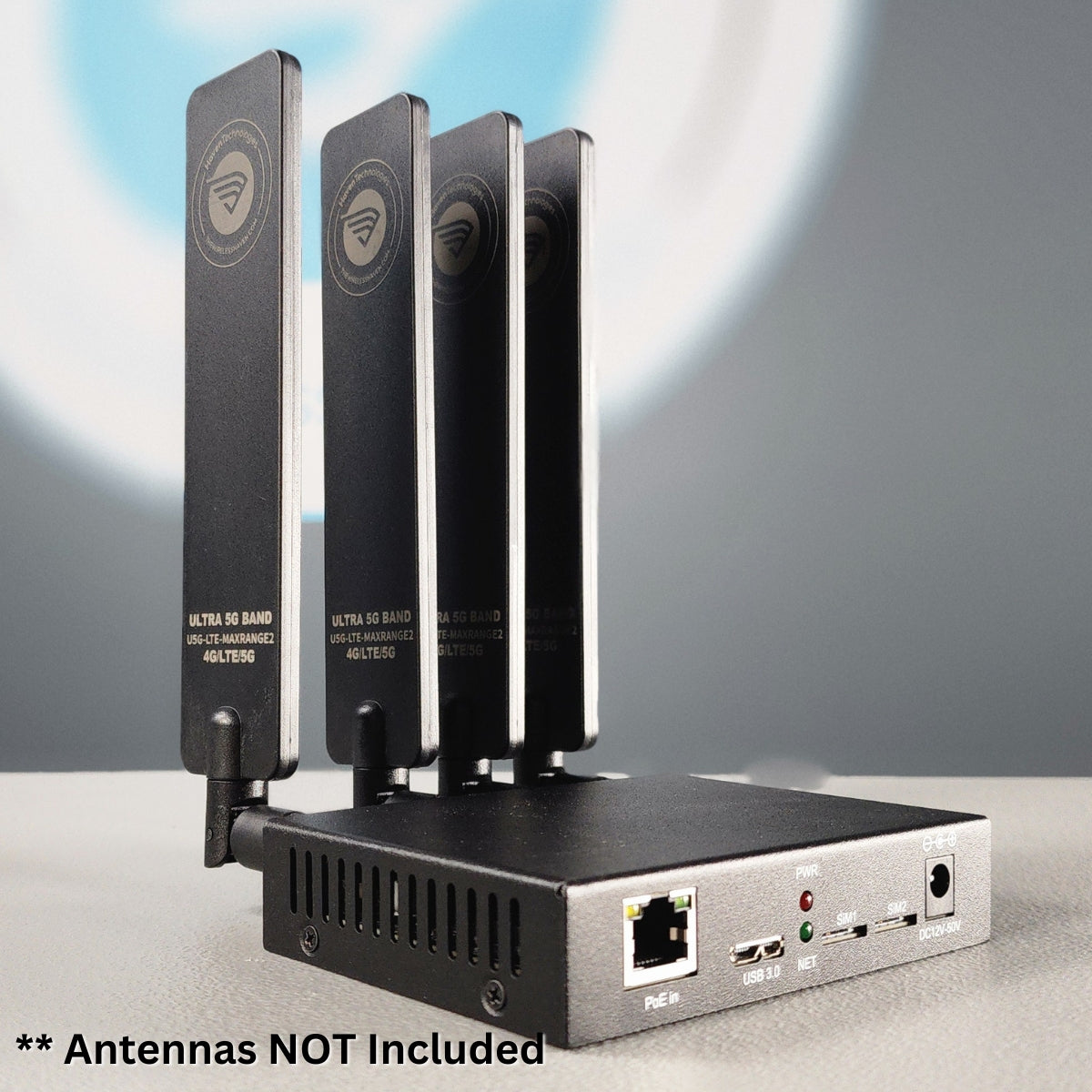 M.2 Key B 4G 5G Modem Adapter Enclosure | 2.5G Ethernet - RJ45 | USB3 | Dual Nano SIM | PoE Power Supported