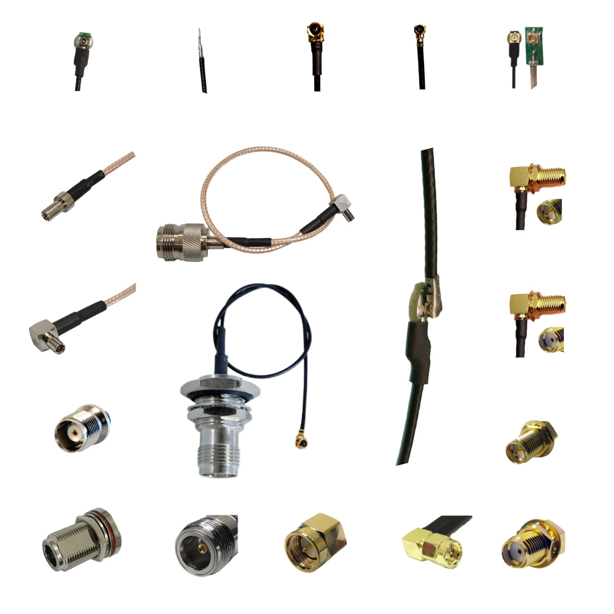 Antenna Pigtail Cables | Connect modems and PCB's to antenna connectors or adapters