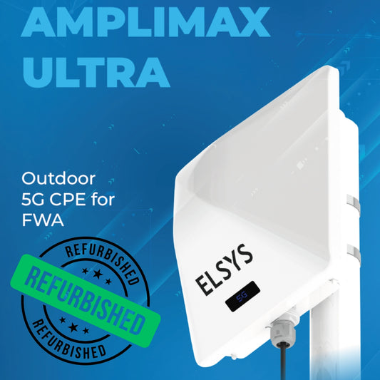 Refurbished Elsys Amplimax Ultra 5G Outdoor CPE and Directional Antenna