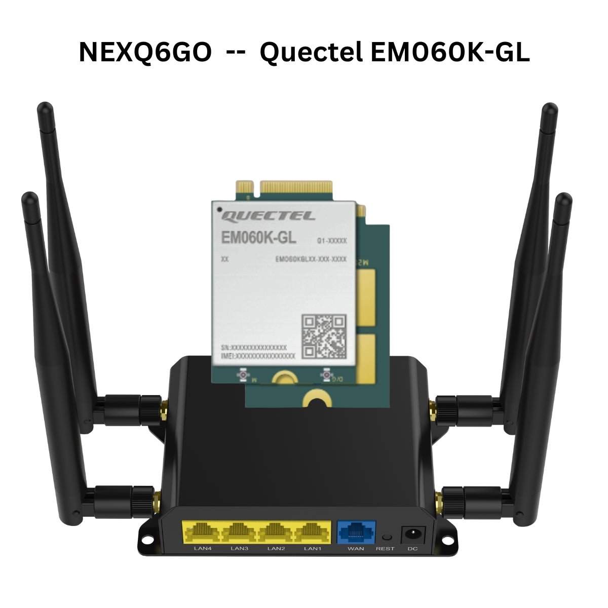 NEXQ6GO Cellular Ready - 2.4GHz WiFi Router