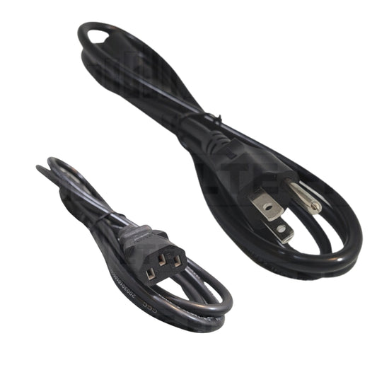 Power Cable | Grounded | 3 Prong - C13 style | 5 foot