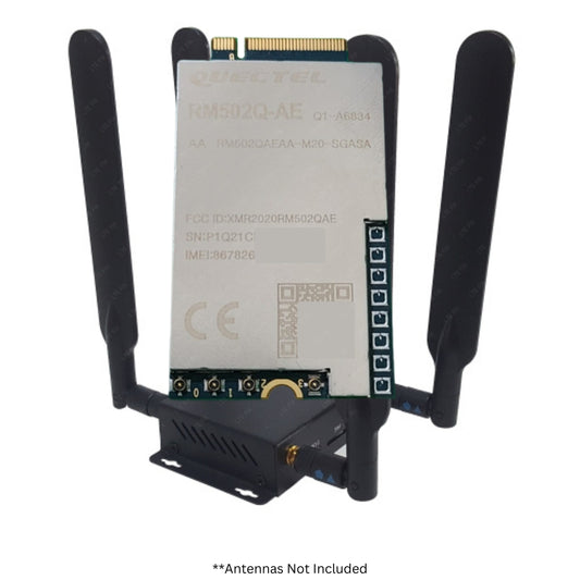 Quectel x5 RM502Q-AE 5G Modem with USB3 to M.2 Key B 4G 5G Modem Adapter Enclosure with SIM Card Slot - V7