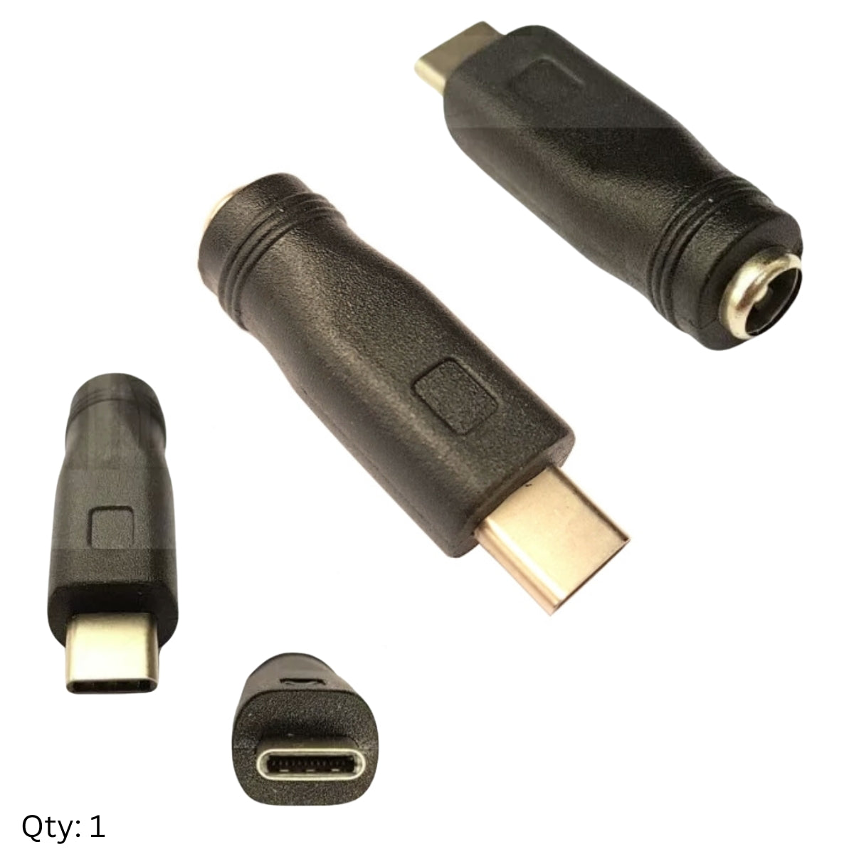 USB3.1 Type C Male to 2.1 MM x 5.5 MM Connector Adapter