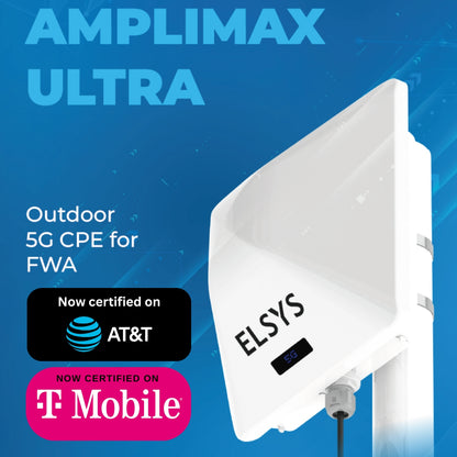 Elsys Amplimax Ultra 5G Outdoor CPE and Directional Antenna
