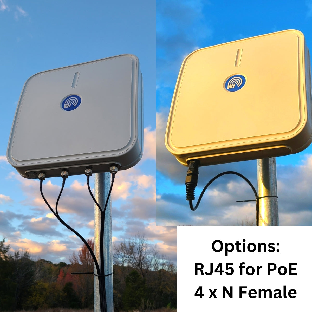 4x4 MIMO Panel Directional Antenna 600-3800MHz Cellular 8dBi (± 45°)