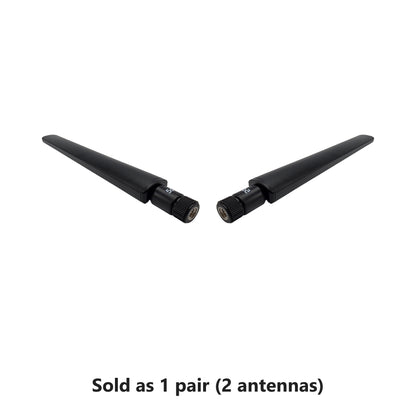 600-6000MHz 5.5dBi Cellular Hotspot Omni-directional Antennas (SMA Connectors) - Pair