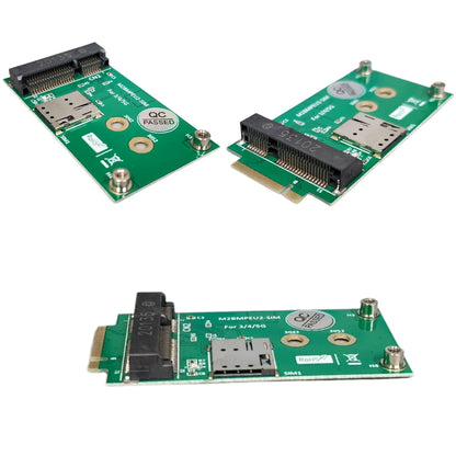 M.2 (NGFF) Key B to Mini-PCIe Modem Adapter