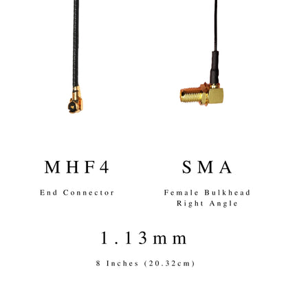 Antenna Pigtail Cables | Connect modems and PCB's to antenna connectors or adapters