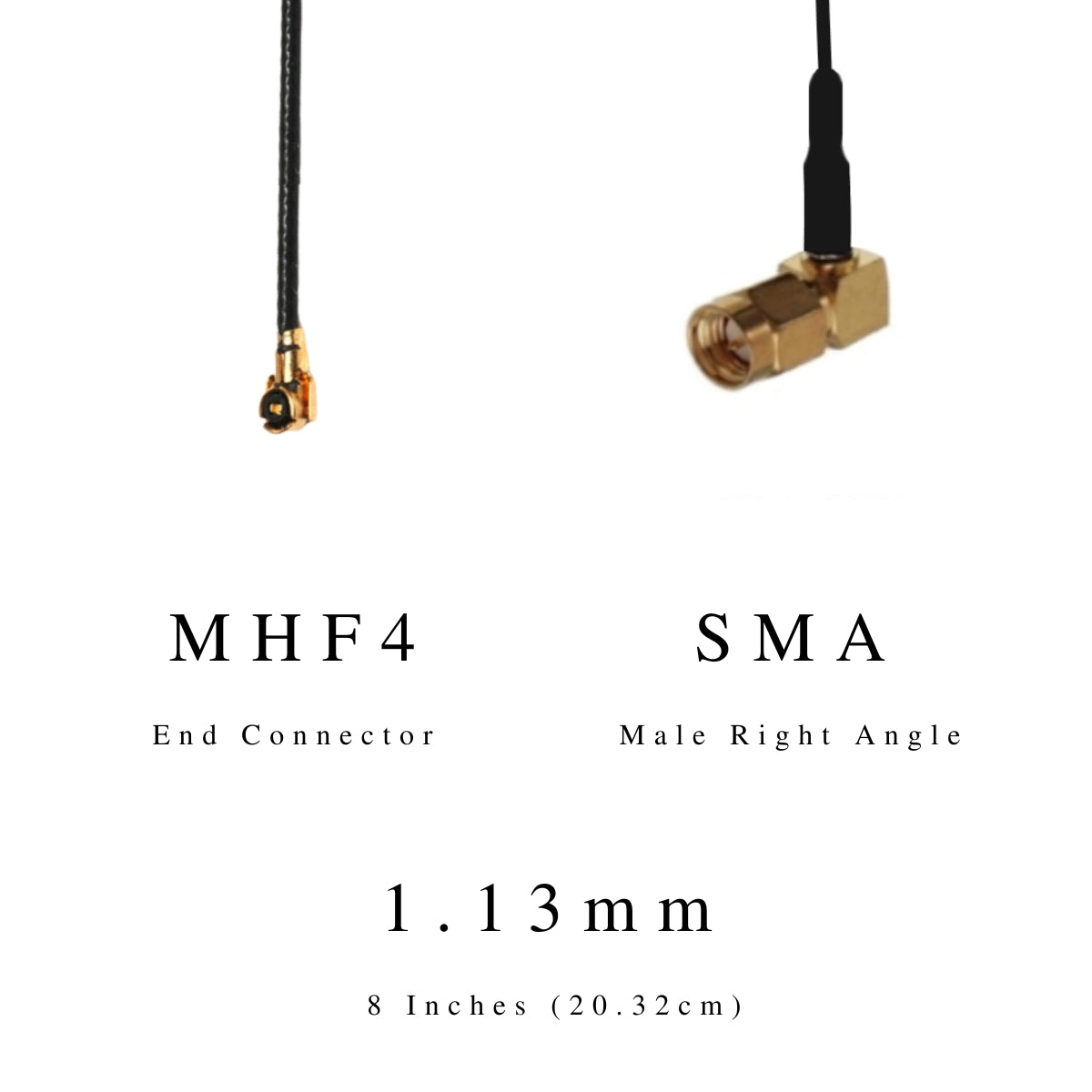 Antenna Pigtail Cables | Connect modems and PCB's to antenna connectors or adapters