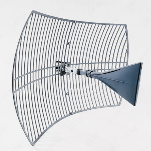 The Magnum Parabolic Grid Directional Antenna | 26dBi | Ultra Power | 600-6500MHz | 4G 5G and WiFi