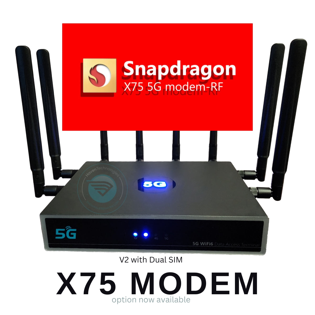 WiFiX NEXPRO V2 5G Gigabit Wireless Internet WiFi6 AX3000 Dual SIM Router with Quectel 5G Wireless Internet Modem Options