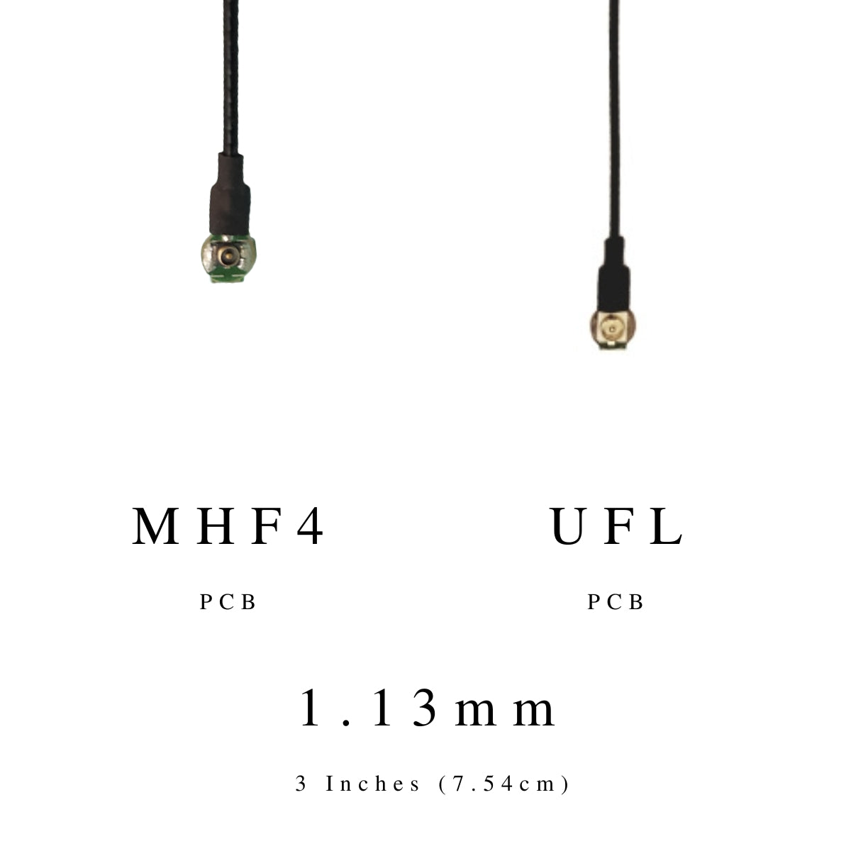 Antenna Pigtail Cables | Connect modems and PCB's to antenna connectors or adapters