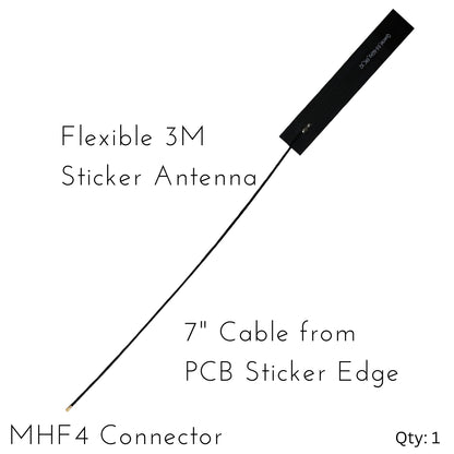 Quectel Sticker Type Omni Antenna | 600-6000MHz 4G 5G 4-5dBi | MHF4