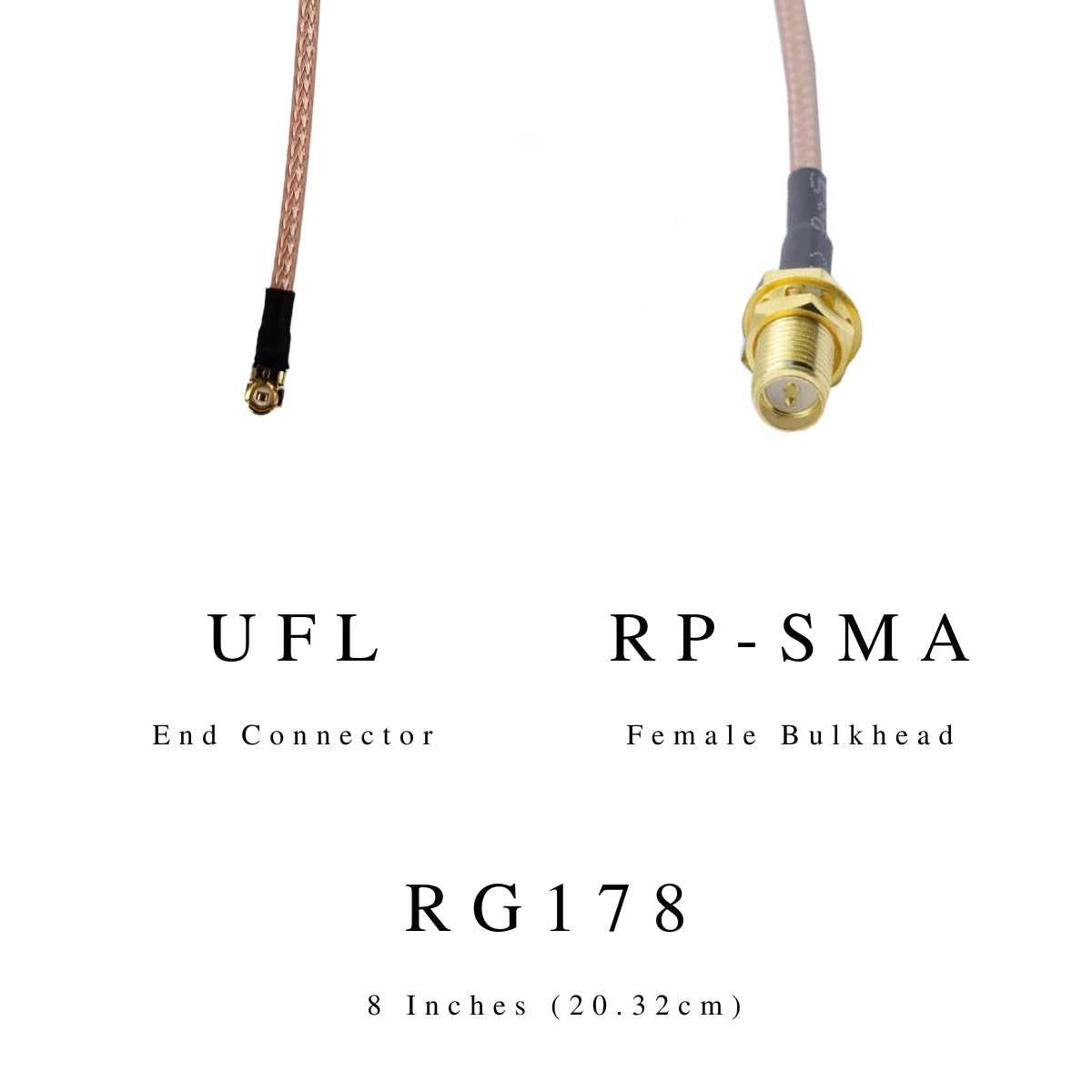 Antenna Pigtail Cables | Connect modems and PCB's to antenna connectors or adapters