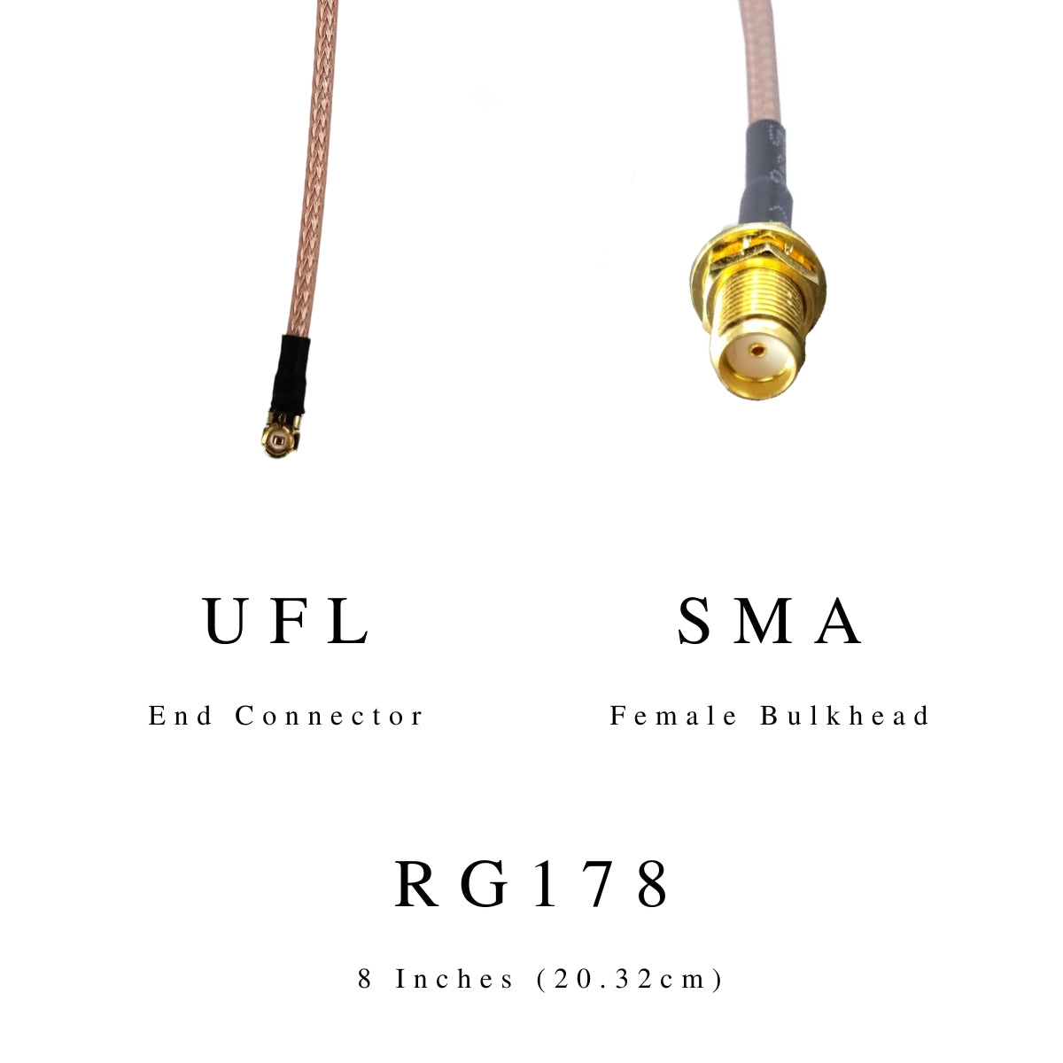 Antenna Pigtail Cables | Connect modems and PCB's to antenna connectors or adapters