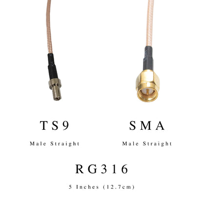 Antenna Pigtail Cables | Connect modems and PCB's to antenna connectors or adapters