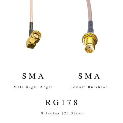 Antenna Pigtail Cables | Connect modems and PCB's to antenna connectors or adapters