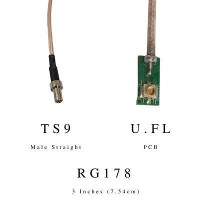 Antenna Pigtail Cables | Connect modems and PCB's to antenna connectors or adapters