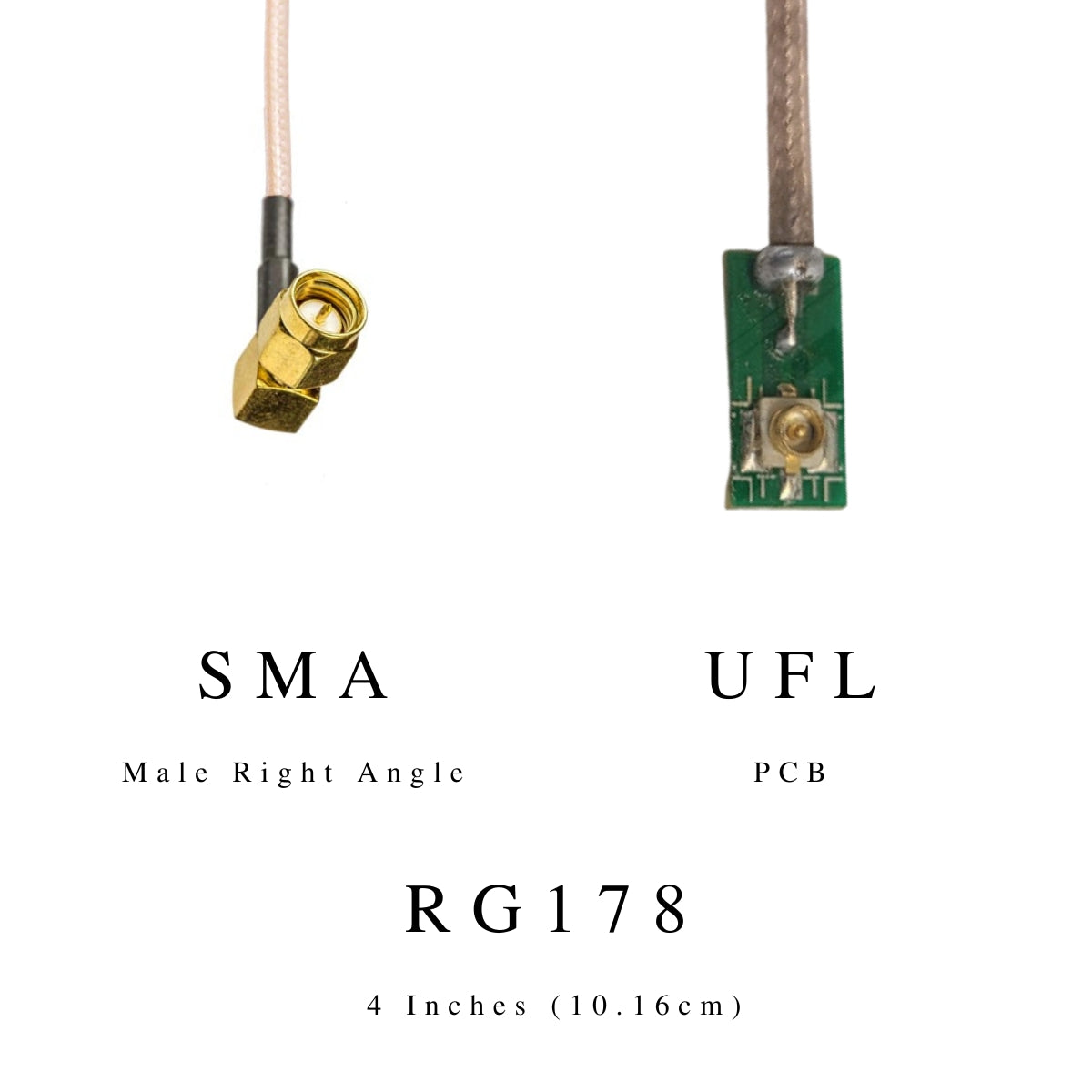 Antenna Pigtail Cables | Connect modems and PCB's to antenna connectors or adapters