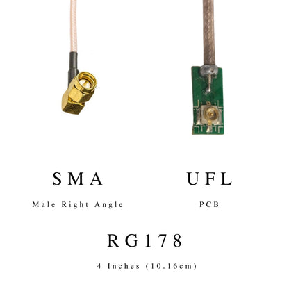 Antenna Pigtail Cables | Connect modems and PCB's to antenna connectors or adapters