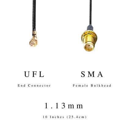 Antenna Pigtail Cables | Connect modems and PCB's to antenna connectors or adapters