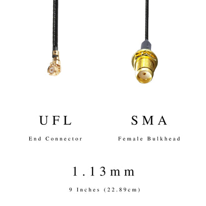 Antenna Pigtail Cables | Connect modems and PCB's to antenna connectors or adapters