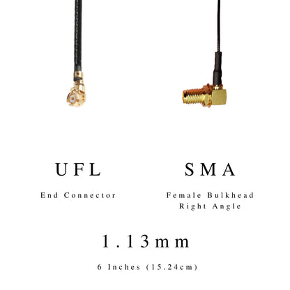 Antenna Pigtail Cables | Connect modems and PCB's to antenna connectors or adapters