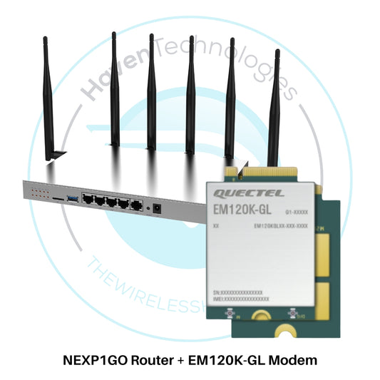 WiFiX NEXP1GO Router Modem Combo | 4G 5G Ready | options to 5G x72