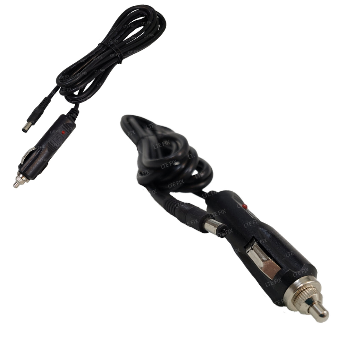 DC Car Charger Auto Power Supply Cable,12-24V 10FT Car Cigarette Lighter Male Plug to DC 5.5mm x 2.1mm Connector Plug